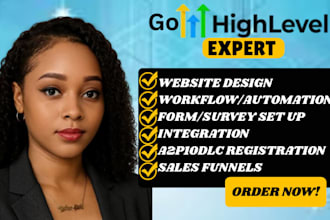 gohighlevel website gohighlevel landing page automation a2p10dlc