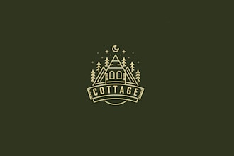 create exclusive and marvelous cottage logo design