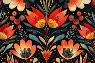 design unique seamless pattern design