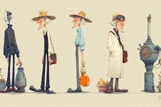 design a concept art character or object