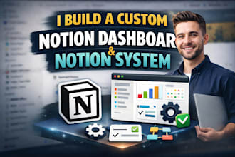 notion workspace, design notion templates, and build custom notion system