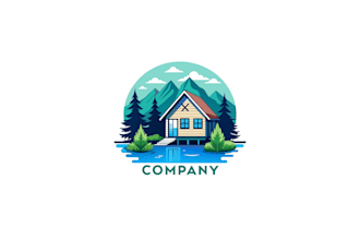 create wonderful and excellent cottage logo design