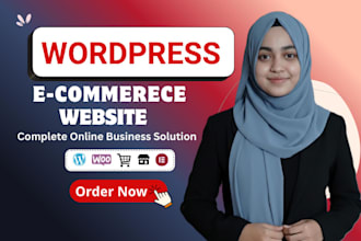 build a wordpress ecommerece website with complete online business solution