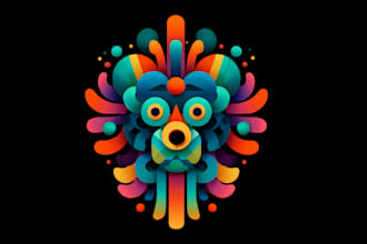 design unique vector cartoon logo or cartoon mascot