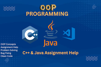 help in java oop, c plus plus programming and assignments