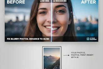 upscale, enhance, and fix low resolution images using ai