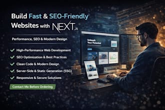 build fast and SEO friendly websites with nextjs