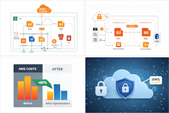 design secure AWS architecture as your solution architect