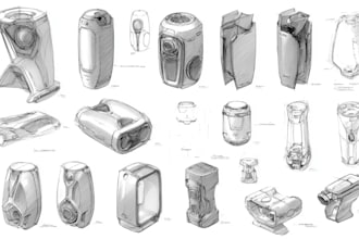 develop concept design sketches for your product design