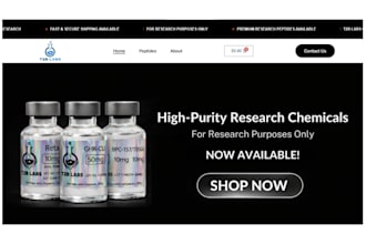 build fda compliant peptide website research peptide woocommerce peptide website