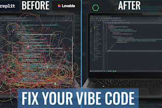 perform vibe coding cleanup and fix bugs in your ai web app