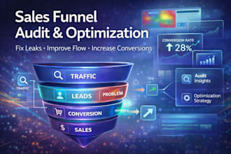 audit and optimize your sales funnel for high conversion
