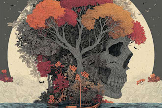 create surrealism illustration design