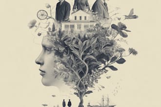 create surrealism illustration design