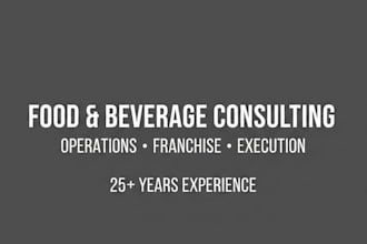 provide food and beverage operations and franchise consultancy