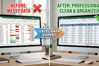 clean, organize, and merge your messy excel data professionally