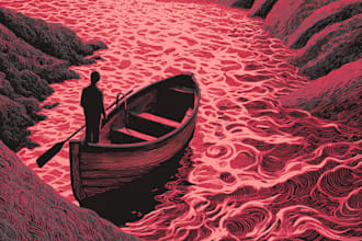 create awesome linocut illustration art