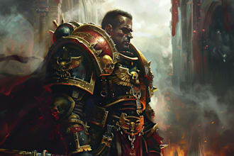 create warhammer 40k art