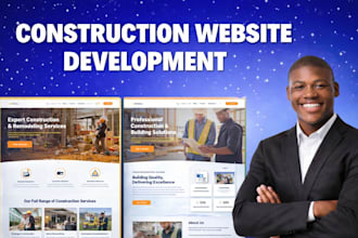 build construction website construction contractor website hvac roofing website