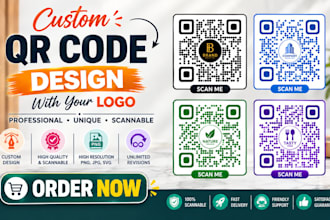 custom qr code design with your logo