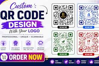 custom qr code design with your logo