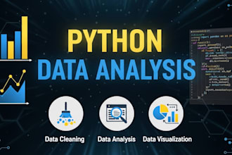 clean, analyze, and visualize your data using python