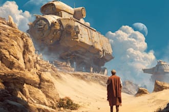 sci fi illustration and sci fi art