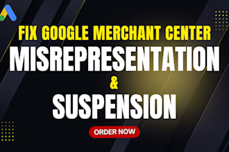 fix google merchant center misrepresentation