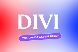 be divi expert for wordpress divi website, divi theme, divi builder with divi 5