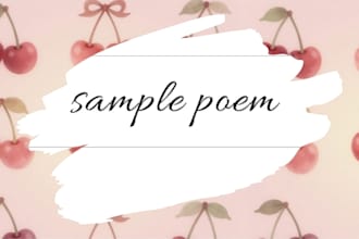 create a custom poem wallpaper