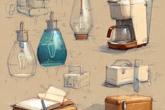 do industrial product design sketches