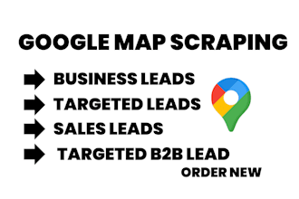 do google map scraping, b2b data extraction, lead generation