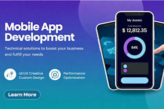 create a fully functional flutter app with post launch support