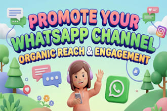 promote your whatsapp channel for organic reach and engagement