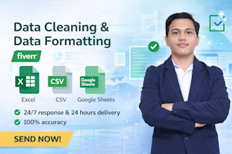 clean, format, merge, split, and dedupe from your ms excel data
