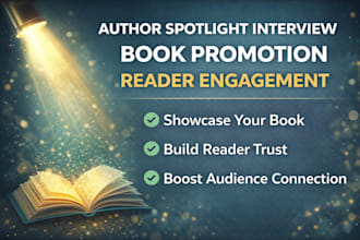 author spotlight video interview book promotion amazon KDP promotion