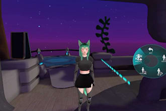 fix, edit vrchat avatar for pc quest convert and rig 3d model with animation