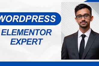 create a modern wordpress blog website with elementor