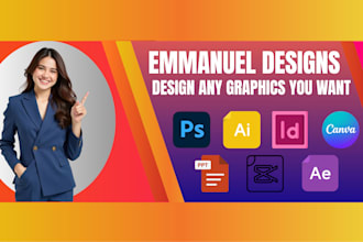 design professional graphics logo and social media designs