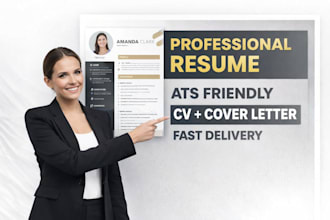 write an ats friendly resume or CV