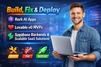 build fix deploy rork ai app lovable v0 mvp nft fashion affirmation app backends
