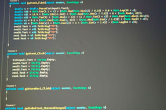 debugging and writing csharp code or working with data