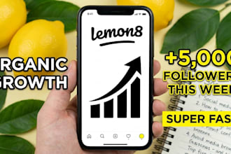do targeted lemon8 marketing to grow real organic followers fast