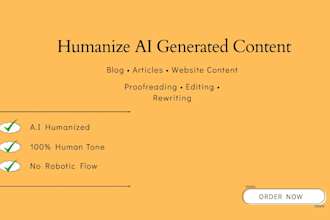edit and humanize ai generated blog content