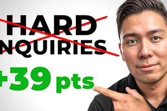 do credit repair , boost score, dispute letter, inquiries remove, credit sweep