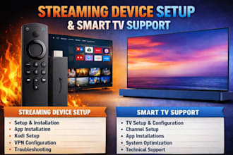 set up and optimize your firestick, smart TV and android TV