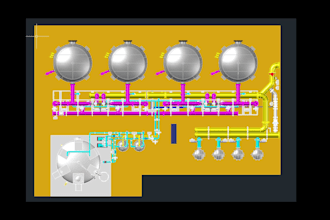 do piping 3d modeling in autocad plant 3d with gad