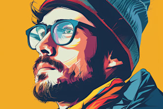 do a vector portrait for you
