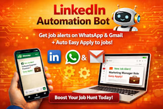automate linkedin job alerts and easy apply using python and selenium