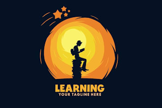 create high quality and beautiful tutoring logo design